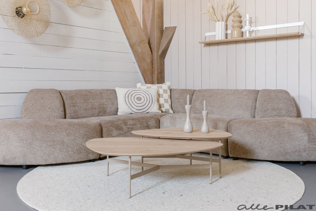 Salontafel Bram beige poot